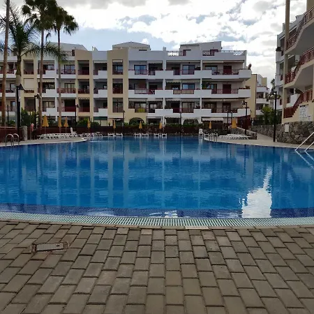 El Palm-mar. Great Terrace, Pool And Parking Apartman