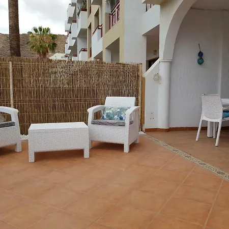 El Palm-mar. Great Terrace, Pool And Parking Palm-mar